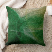 グリーンレザールック クッション (ブランケット)