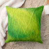 グリーンレザー クッション (ブランケット)