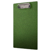 グリーンレザー クリップボード (左)
