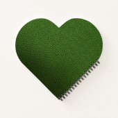 グリーンレザー ノートブック (裏面)