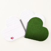 グリーンレザー ノートブック (内部)