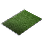 グリーンレザー ノートブック (左側)