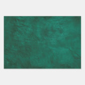 グリーンレザー ラッピングペーパーシート (正面3)