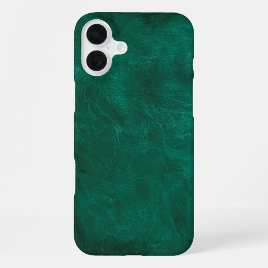 グリーンレザー iPhoneケース (裏面)