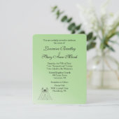 グリーンレズビアン結婚式招待状 招待状 (スタンド正面)