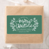 グリーンレタリング書道ファミリー ラベル (インサイチュ)