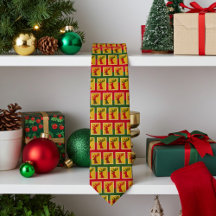 グリーンレッドエレガント金ゴールドにホリデートナディアパタン