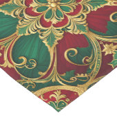 グリーンレッドクリスマスホリデーテーブルランナー ミディアムテーブルランナー (コーナー)