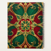 グリーンレッドクリスマスホリデー プランナー手帳 (裏面)