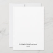 グリーンレッドシルバーデコレーションクリスマスカード シーズンカード (裏面)