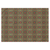 グリーンレッドデコレーションホリデーテーブルクロス テーブルクロス (正面(横))