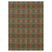 グリーンレッドデコレーションホリデーテーブルクロス テーブルクロス (正面)