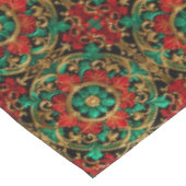 グリーンレッドデコレーションホリデーテーブルクロス テーブルクロス (アングル)