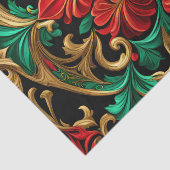 グリーンレッドデパティックホリデーティッシュペーパー 薄葉紙 (詳細)