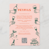 グリーンレッドハンドファンキードローGroovy結婚の詳細 エンクロージャーカード (正面)