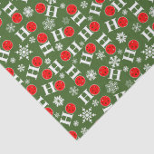 グリーンレッドピックボールクリスマスホホホホホホスノーフレーク 薄葉紙 (詳細)