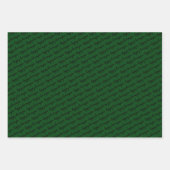 グリーンレッドブラックハッピークワンザ水玉模様パターン ラッピングペーパーシート (正面3)