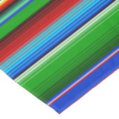 グリーンレッドブルーメキシカンサラペ テーブルクロス (アングル)