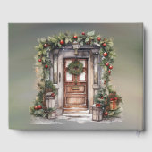 グリーンレッドベリ飾ードアラ結婚イト ゲストブック (裏面)