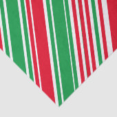 グリーンレッドホワイトストライプデコパージュティッシュペーパー 薄葉紙 (詳細)