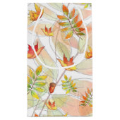 グリーンレッド金ゴールドオレンジ紅葉 スモールペーパーバッグ (裏面)