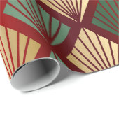 グリーンレッド金ゴールドデコクリスマスラッピング紙 ラッピングペーパー (ロールコーナー)