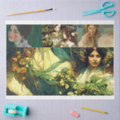 グリーンレディースティッシュペーパー 薄葉紙 (クラフト)