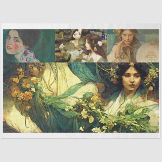 グリーンレディースティッシュペーパー 薄葉紙 (正面)