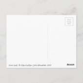 グリーンレディ/フォレストクイーン、ファンタジーアート ポストカード (裏面)