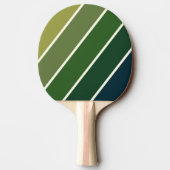 グリーンレトロはっきりした5 卓球ラケット (裏面)