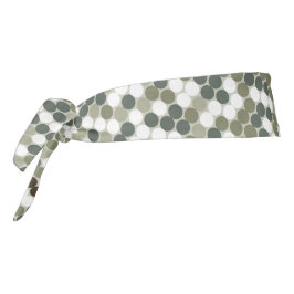 グリーンレトロドット タイヘッドバンド
