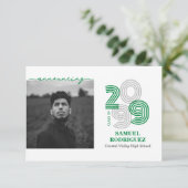 グリーンレトロビッグナンバークラス写真 招待状 (スタンド正面)