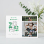 グリーンレトロビッグナンバーズ3-Photo卒業 招待状 (スタンド正面)