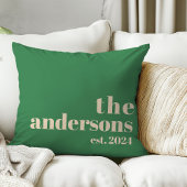 グリーンレトロミニマモダンリスト クッション