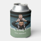 グリーンレトロ最高のパパエバカスタム写真 缶クーラー (缶正面)
