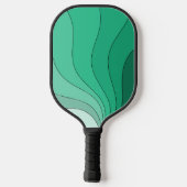グリーンレトロ ピックルボールラケット (裏面)