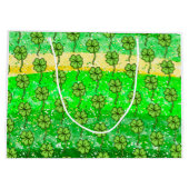 グリーンレプレシャン格言ウィズシャムロック ラージペーパーバッグ (裏面)