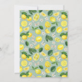 グリーンレモンブライダルブランチ招待状 招待状 (裏面)