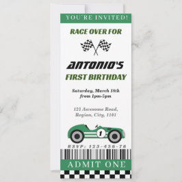 グリーンレース招待状 招待状