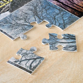 グリーンレーンペンシルバニアコラージュ – 冬 ジグソーパズル (側面)