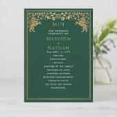 グリーンロイヤルライオン中世剣ウェディングプログラム プログラム (スタンド正面)