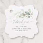 グリーンロエレガントマン結婚トさん フェイバータグ (正面)