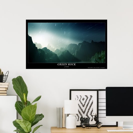 グリーンロック ポスター (ホームオフィス)