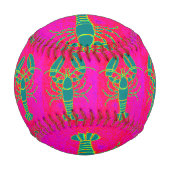 グリーンロブスターサンダー_コーブピンク 野球ボール (裏面)