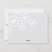 グリーンロボットバレンタインデー少年写真教室 シーズンカード (裏面)