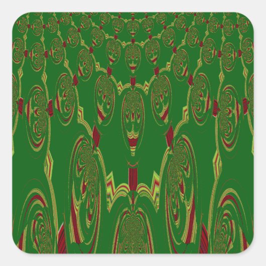 グリーンロボット スクエアシール (正面)