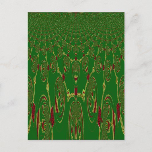 グリーンロボット ポストカード (正面)