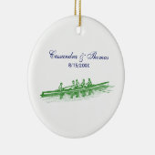 グリーンローイングローワーズクルーズチームウォータースポーツ セラミックオーナメント (右)