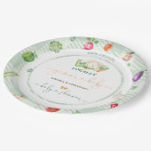 グリーンローカルで栽培されたベビーベビーシャワー ペーパープレート (アングル)
