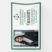 グリーンロースクール写真卒業会 横断幕 (縦)